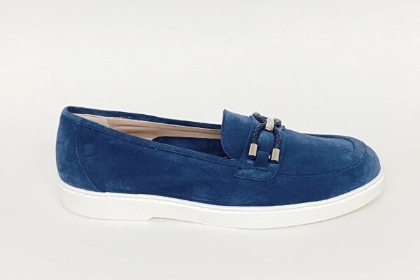 Mocassino da donna in camoscio blu € 169,90